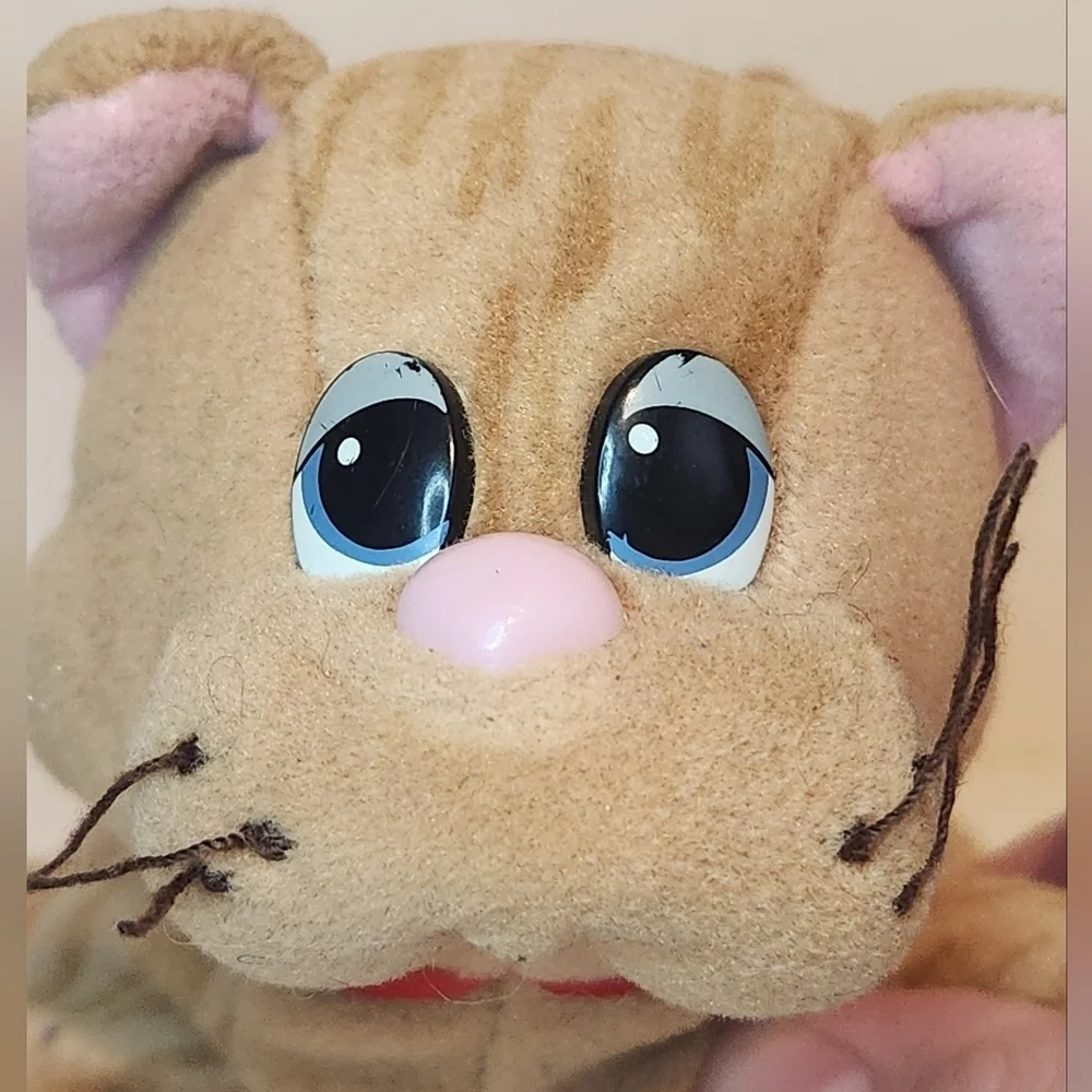 Vintage 80s Tonka Pound Purries Tabby Cat Stuffed animal